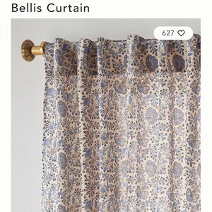 Anthropologie Bellis Curtain-2 panels 96”